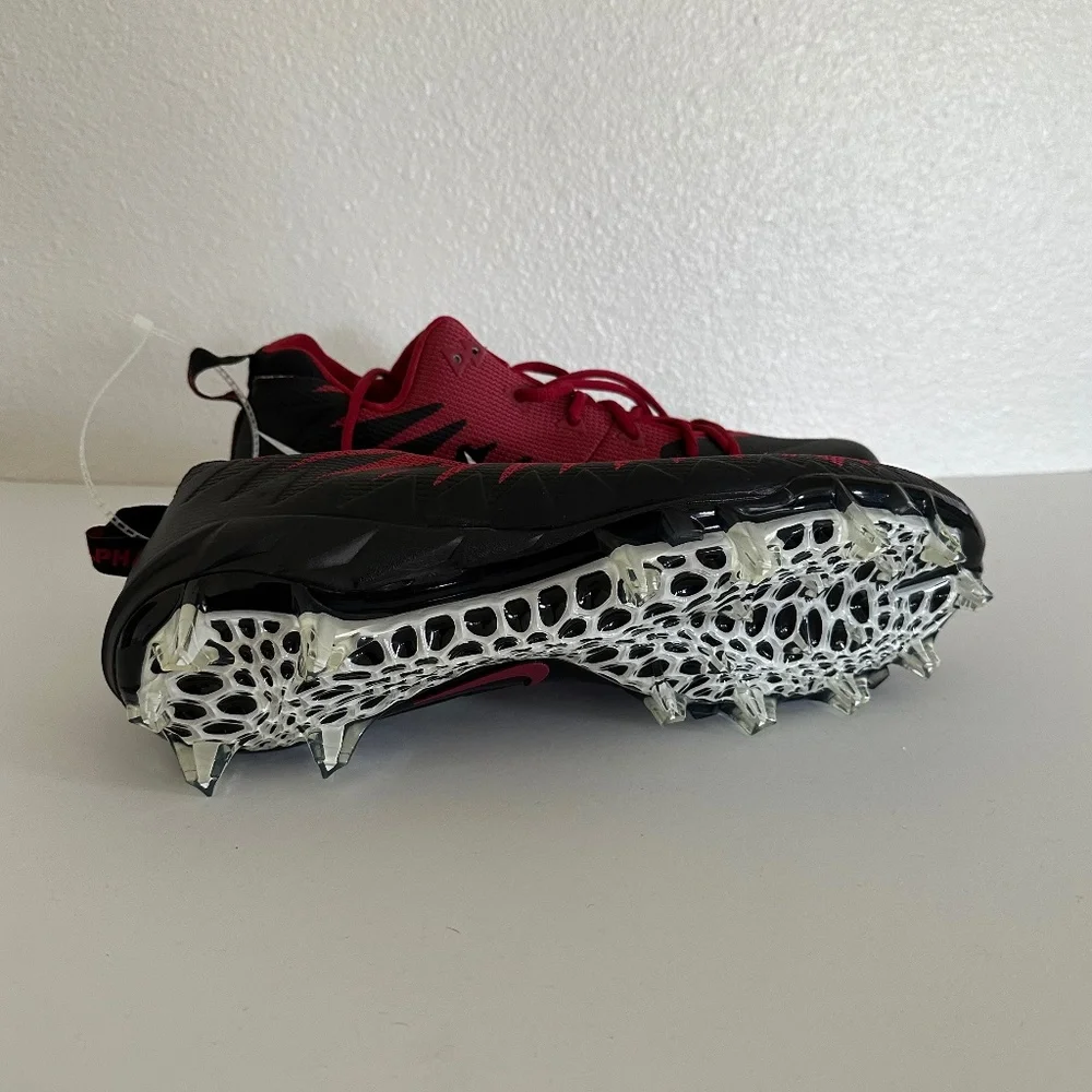 Nike Alpha Menace Low Football Cleats Shoes AJ26606-010 Maroon Men's Size 12_3